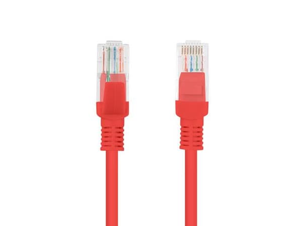 Lanberg UTP cat.6 patchkabel 3m röd