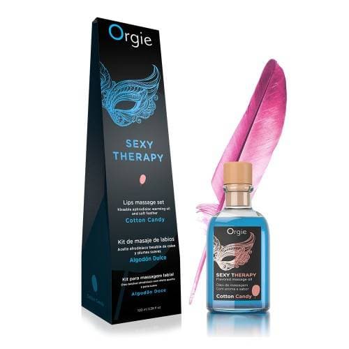 Spiselig oralsexolie til candyfloss 100ml