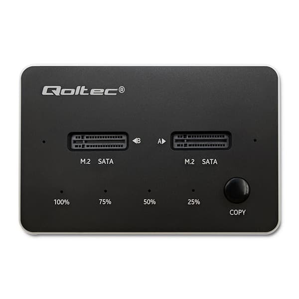 QOLTEC 2X SSD M.2 SATA DOCKINGSTATION