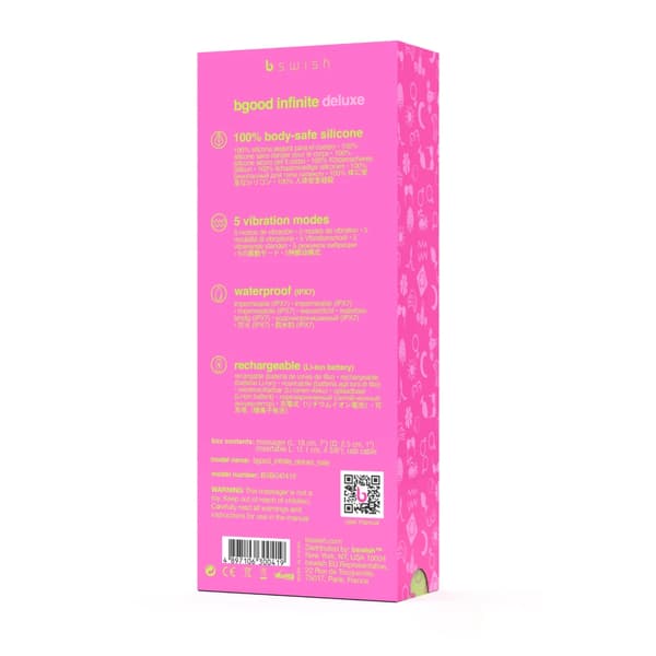 Swish Bgood Infinite Deluxe Nöjesstimulator Rosa