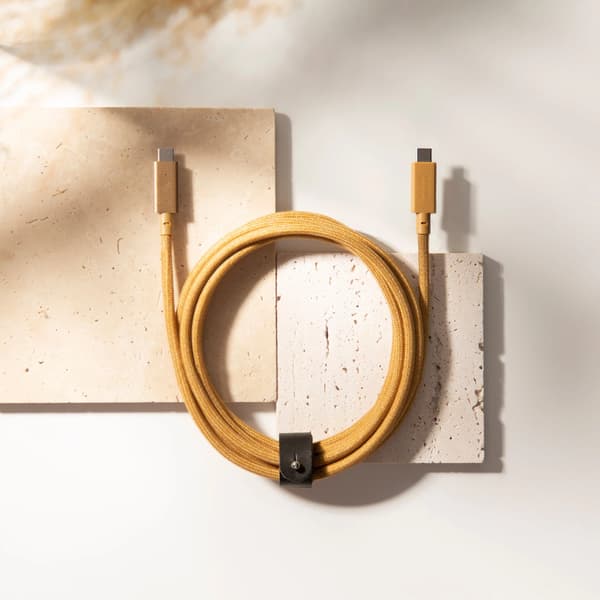 Native Union Belt Cable Pro 240W - USB-C - USB-C kabel, 2,4 m (kraft)