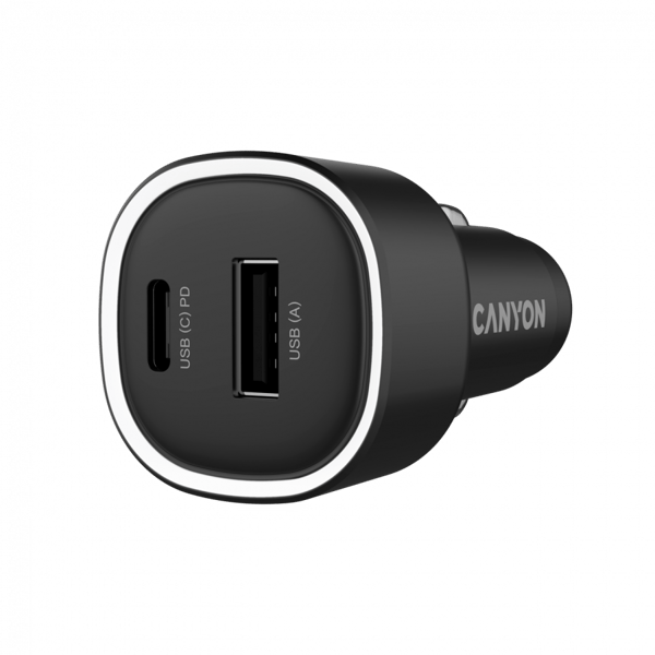 CANYON OnDrive 85 PD 85W Biloplader USB-A+USB-C Sort