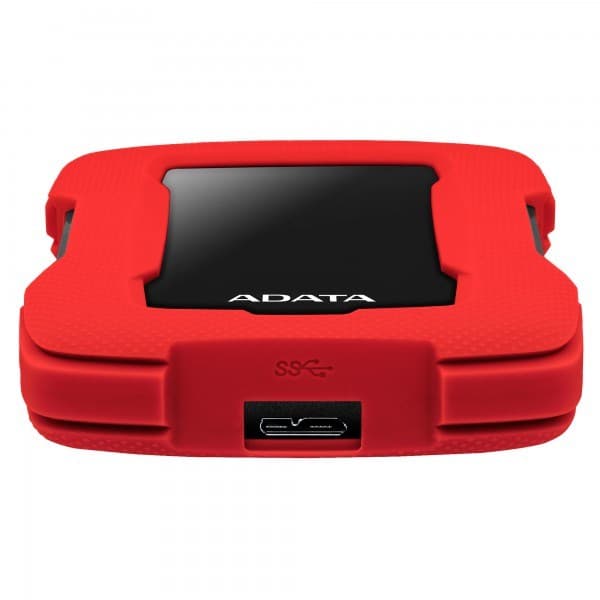 ADATA Durable Lite HD330 1 Tt 2,5" USB 3.1 -kiintolevy, punainen