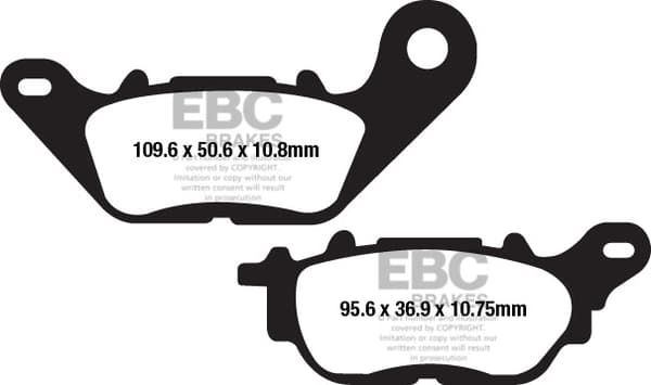 EBC FA662 bromsbelägg (set för 1 skiva)