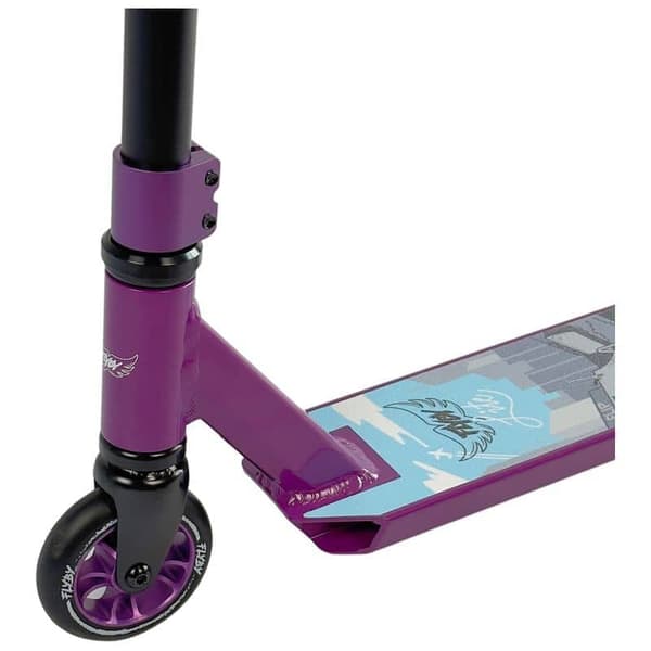 Flyby Lite V2 Trick Scooter | Sort Lilla