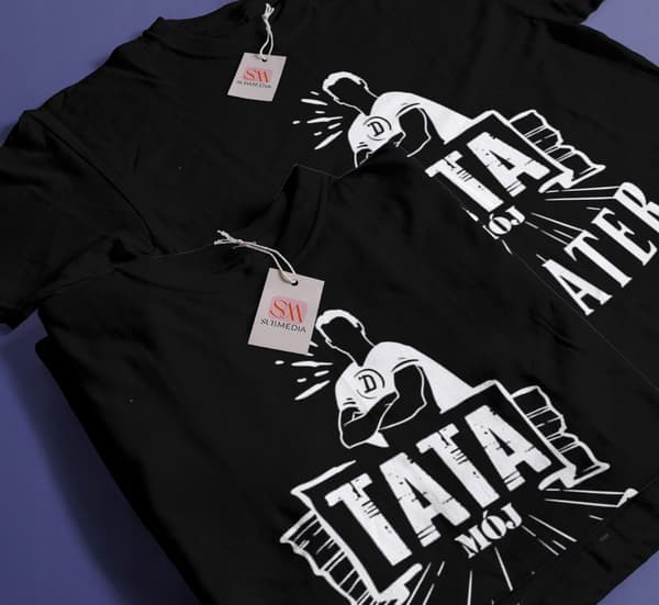 FARS DAG GAVE T-SHIRT TIL FAR MIN HELT SUPERMATERIALE