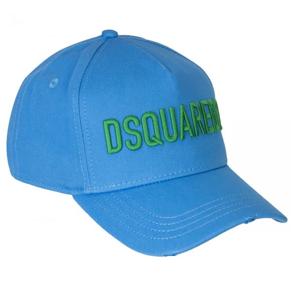 DSQUARED2 basebollkeps med märke LJUSBLÅ