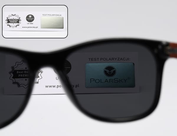 POLARSKY UV400 POLARISERADE TRÄGLASÖGON