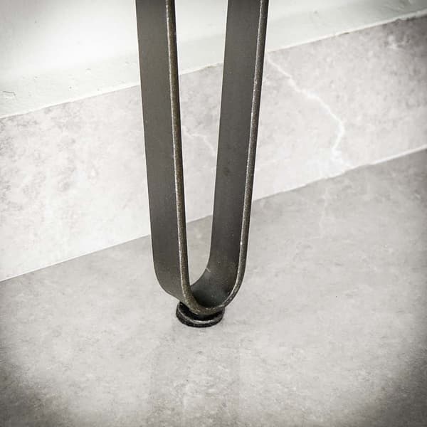 Hairpin dobbelplattedbent 73 cm stål