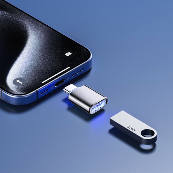 USB-A till USB-C-adapter | 3.1 | OTG | 10 Gbps | Adapter