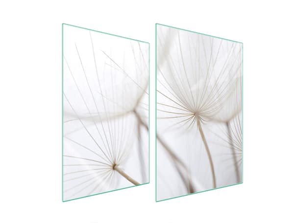 GLASSKYDDSPLATTA FÖR KÖK 2x35x52 BLOMMA