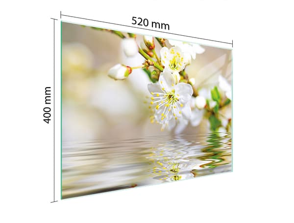 GLAS SKÄRBRÄDA 52x40 PLOMMON
