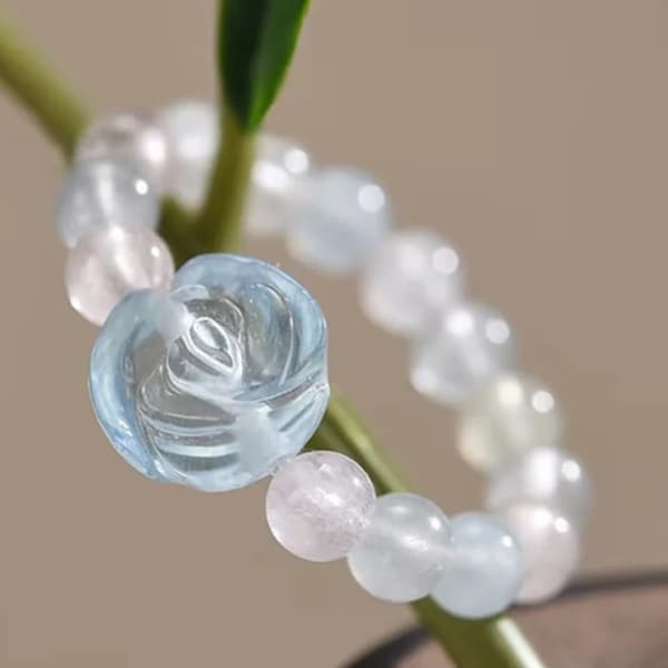 Ring Natursten Justerbar Ring Rose Trusky
