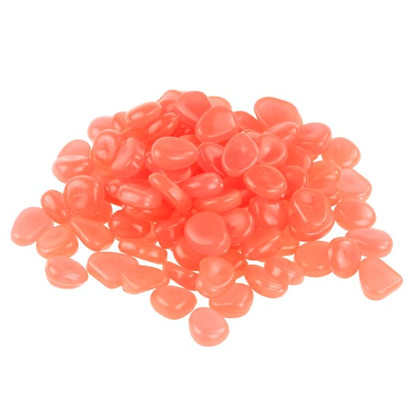 TG67713-6 Lysende sten, fluorescerende sten, 100 stk. dekorative