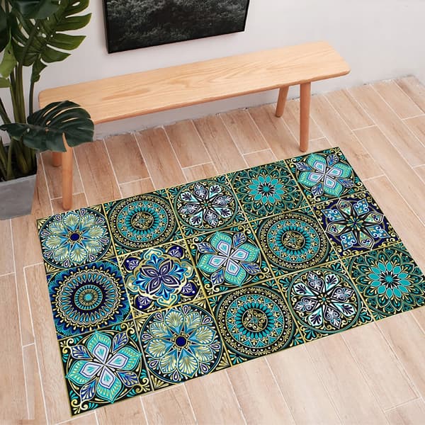Selvklæbende PVC-patchwork-paneler, sæt med 10 tapeter 20x20 cm ZM-06-013
