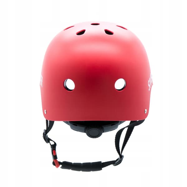 Silverröd cykelhjälm - Storlek M
