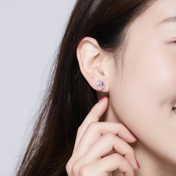Pendientes de unicornio de plata 925