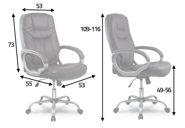 Sofotel 518B Micro-Mesh Läderfåtölj, Svart och Brun