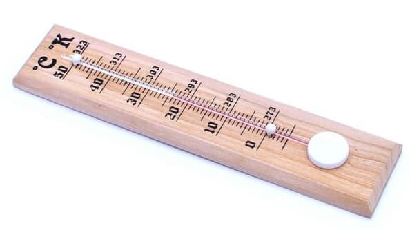 Trärumstermometer 20 cm