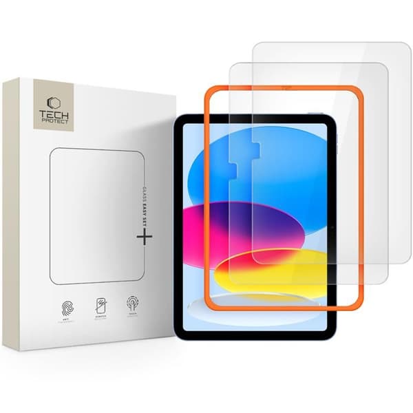 Härdglas för iPad 10.9'' 2022 / iPad 11'' 2025 Easy Set+ - 2 st