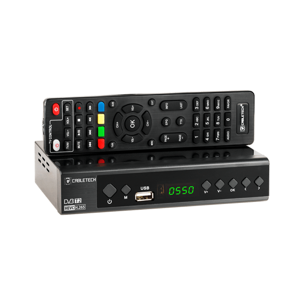 Cabletech DVB-T2 DVB-C HEVC H.265 10bit televisiotuner