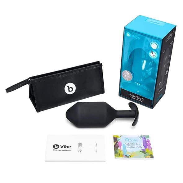BVibe Snug Plug 7 Svart analplugg