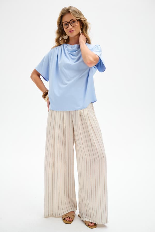 Binni Damebluse Lyseblå 44/46