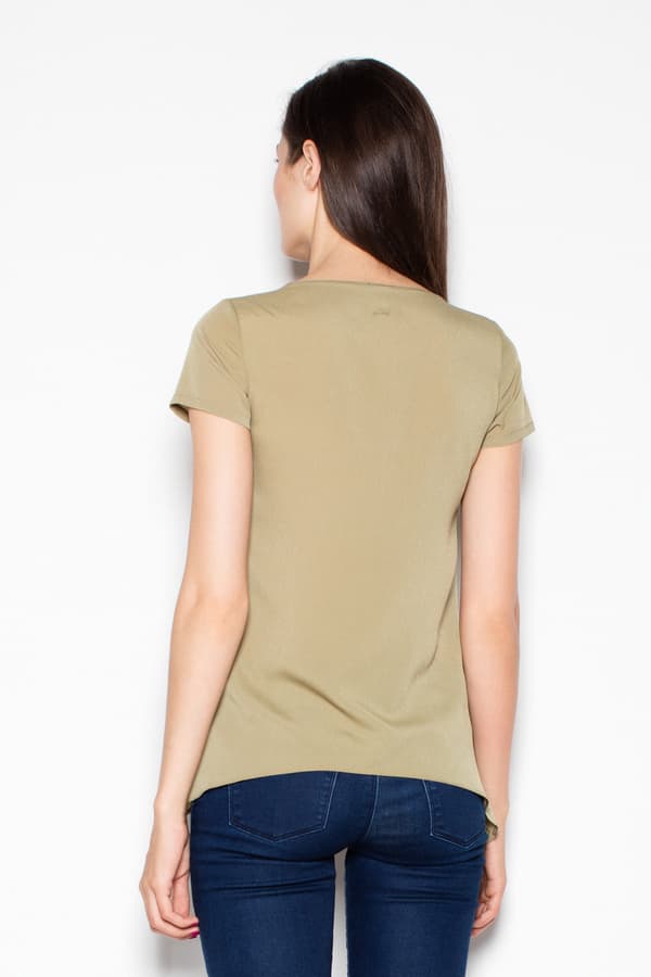 Blus VT084 olivengrøn S