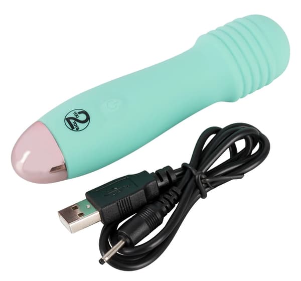 Cuties Grøn Mini Rillet Vibrator