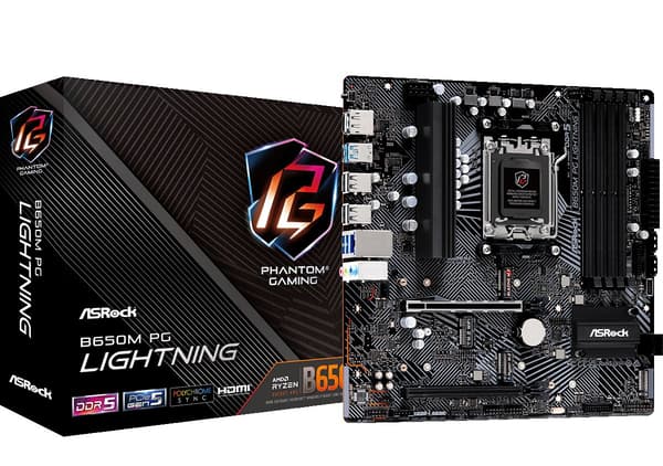 Asrock B650M PG LIGHTNING Moderkort