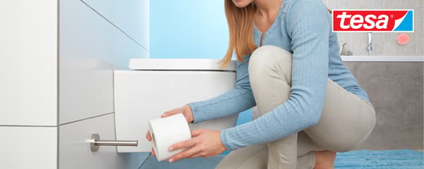 tesa Moon Toiletpapirholder INGEN BORING