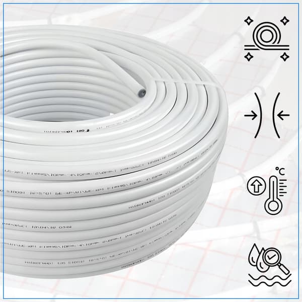 HYDROLAND AluPEX golvvärmeslang 16 mm per meter