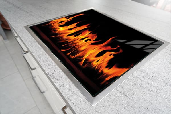 GLAS SKÆREBRÆT 52x30 FIRE