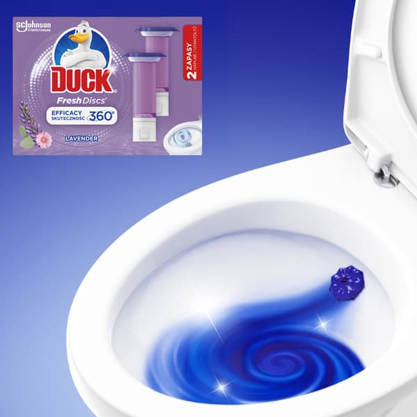 Duck Fresh Discs Lavendel toalettgräddisk 72ml (2x36ml)