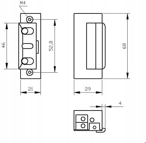 R-4 elektrisk dragkrok utan block