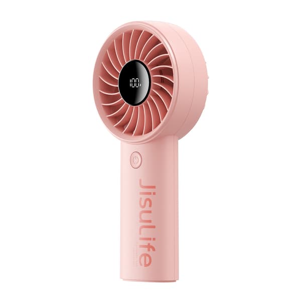 Mini håndholdt ventilator 3600mAh USB-C - Lyserød