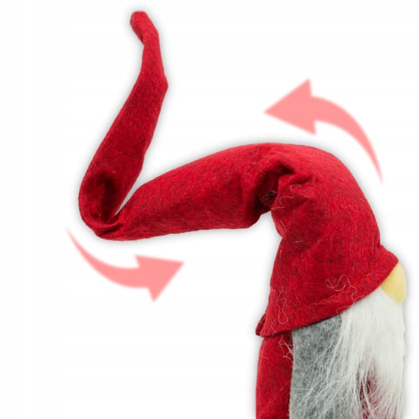 JULEFIGUR JULEMANDEN RØD JULEPYNT
