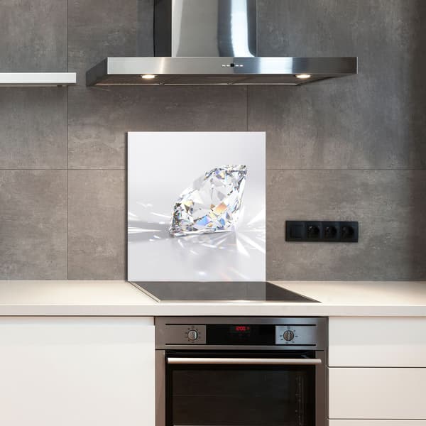 GLASPANEL FÖR KÖK 60x65 Diamant