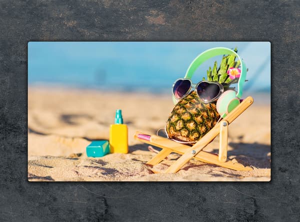 SKÄRBRÄDA I GLAS 52x30 ANANAS
