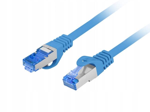 Patchkabel Lanberg S/FTP kat.6A 1,5m LSZH CCA fluke bestået blå