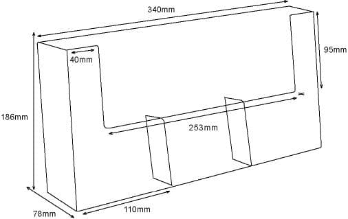 Esitetasku 3xDL (99x210mm)
