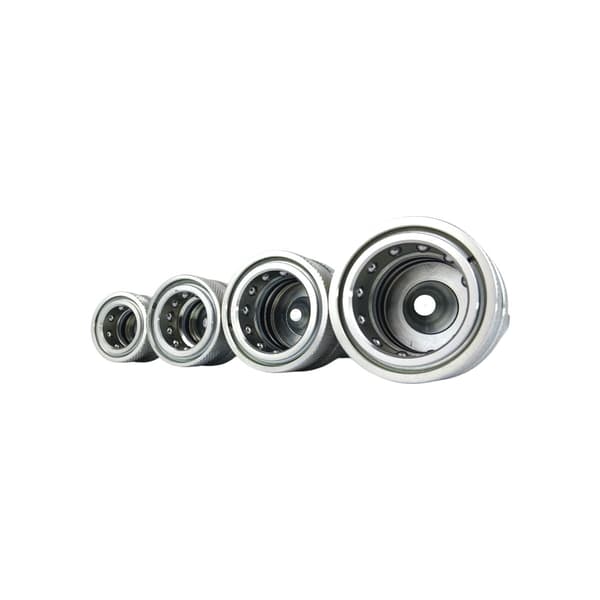 BSP 3/8" paddehat lynkobling, ISO A muffe