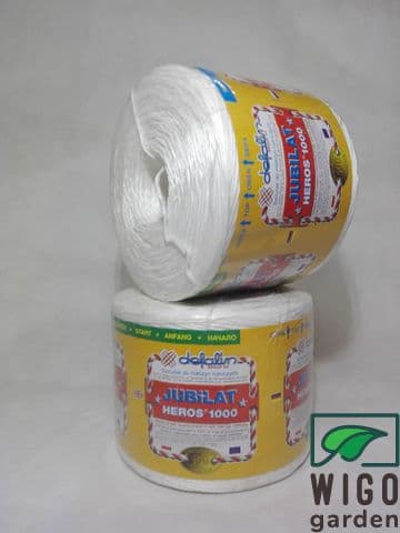 Vitt PP-garn för TEX 2000-maskiner 4 kg 2000 m