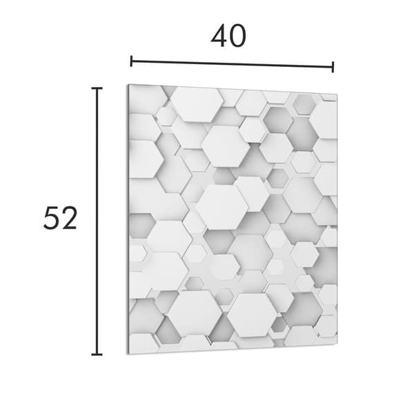 GLASSKÆREBRÆT 40x52 Mønster