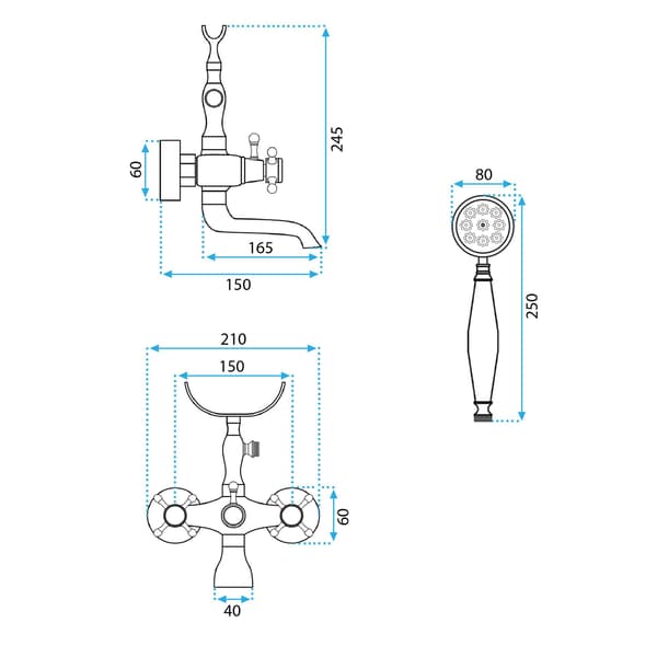 RUSTICO BADKARSBRAN SVART SERVETTPAPPER SKU REA-B0701