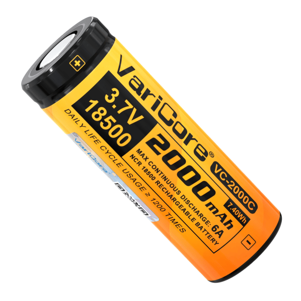 VariCore VC-2000C 18500 Li-ion akkumulatorcelle 3,7V 2000mAh