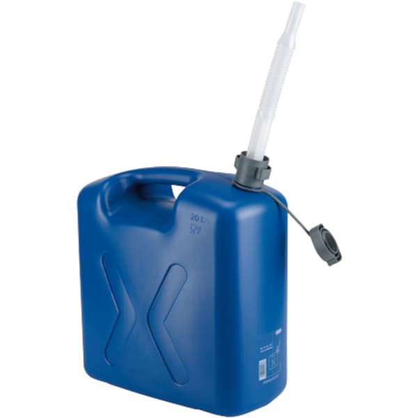 Blå PE ureabeholder, 20l PRESSOL