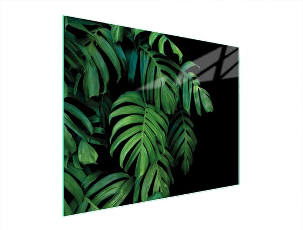 SKÄRBRÄDA I GLAS 52x40 MONSTERA