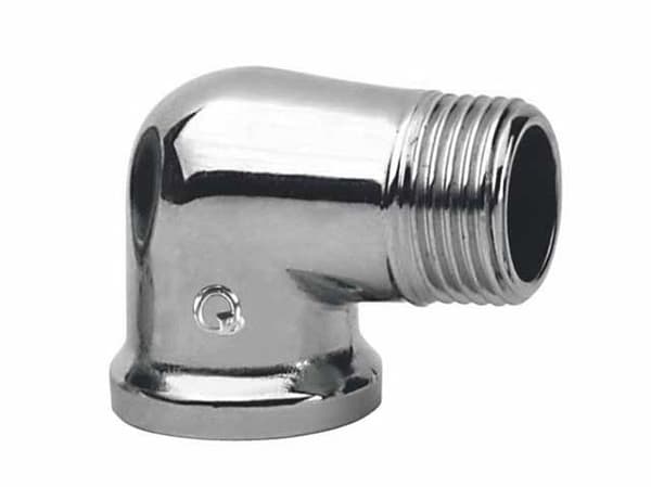 Krom nippelklemme 1/2 tommer krom