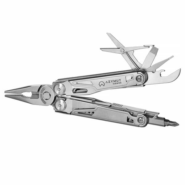Multitool AZYMUT Giewon, 14 työkalua, vyökotelo